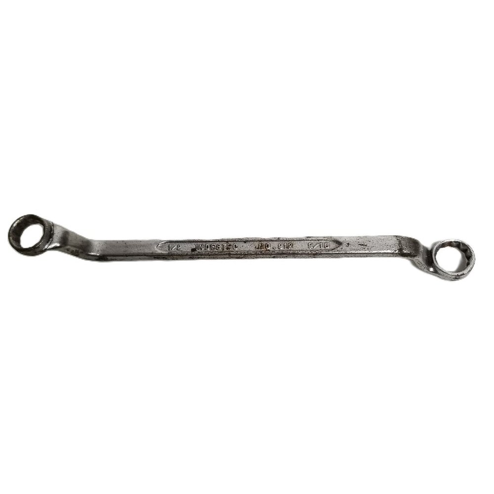 Indestro 912 Offset Box Wrench 1/2 9/16 Vintage USA Made Tool